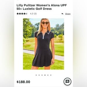 Lilly Pulitzer Alona Luxletic golf dress